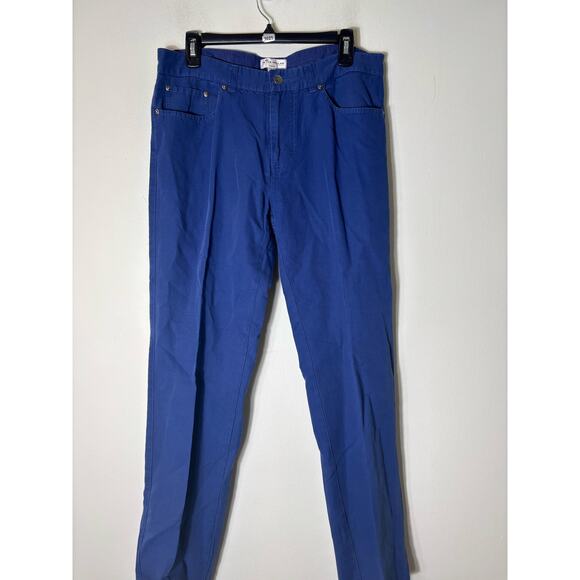 Peter Millar Blue Seaside Pants Sz 34 - Picture 1 of 3
